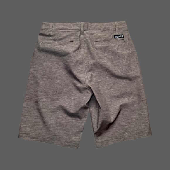 Hurley Essential Heather Hybrid Walk Short Size 28 Woodlands Brown NWT - Picture 7 of 7